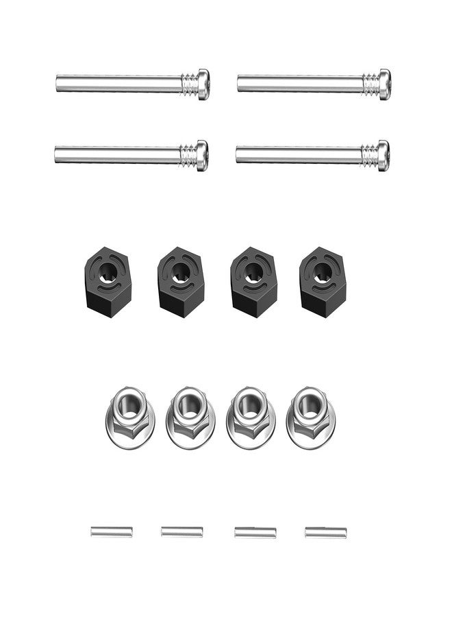 HYPER GO KS002 Accessories Wheel Hex, Pins, M4 Lock Nut, Round Head Half Thread Screws, Spare Parts RC Vehicle Accessories for All 1/14 1/16 Scale - Image 1